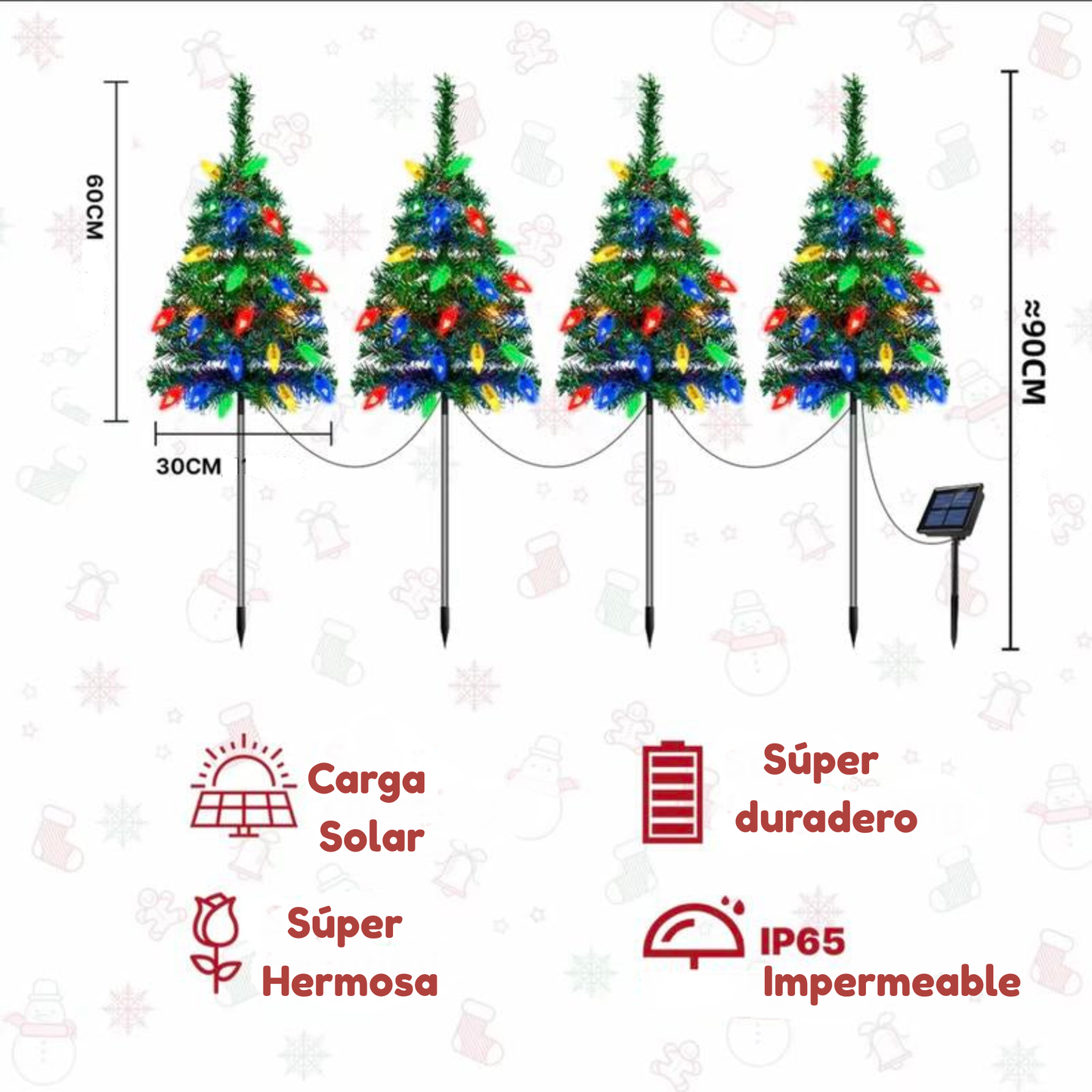 Set Navideño Solar